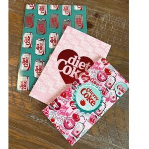 NEW Diet Coke Journal Viral‎ TikTok Notebook Retro Soda Gift Cherry Aesthetic